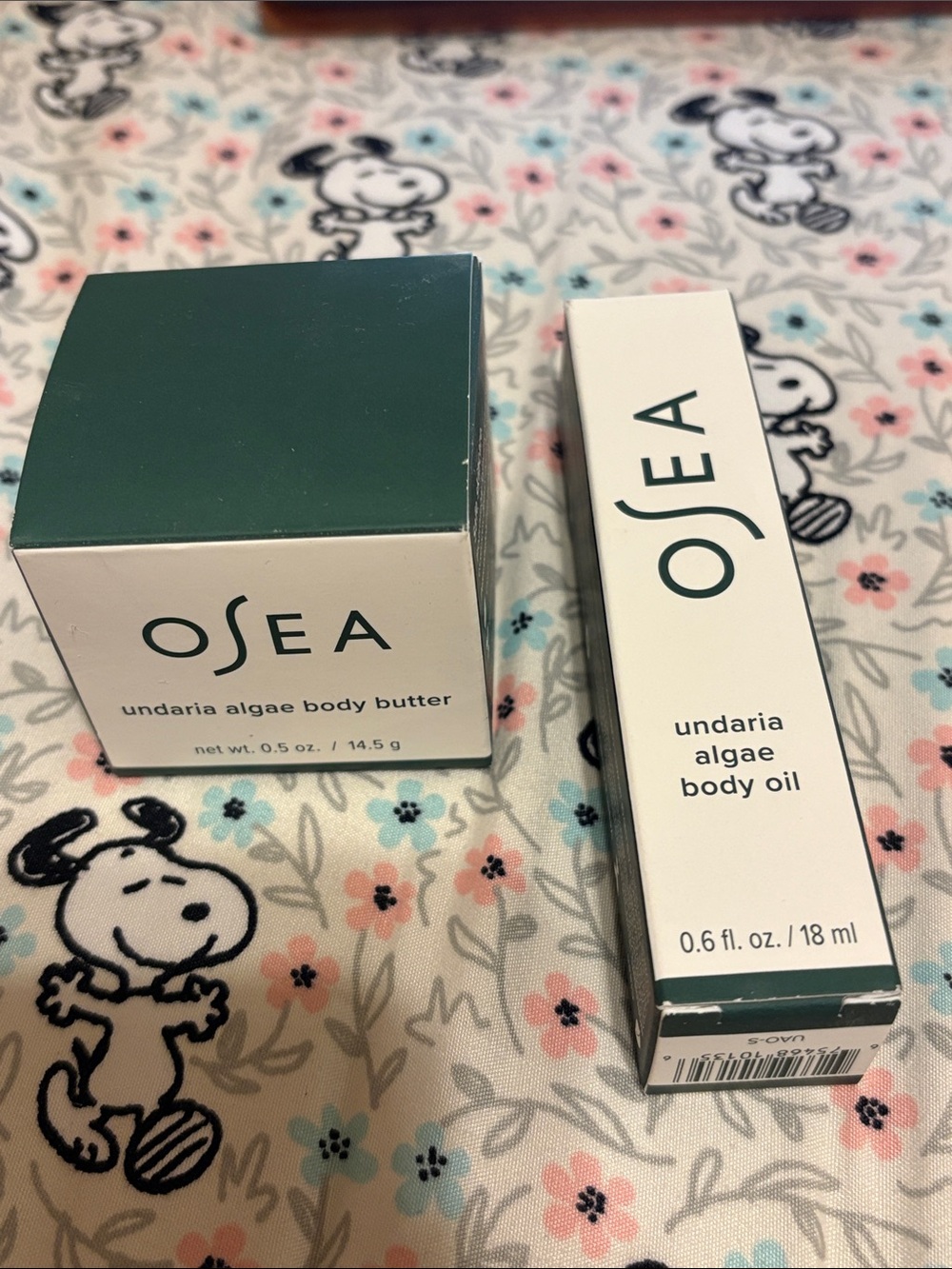Osea Undaria Algae Body Butter & Body Oil - Green and White